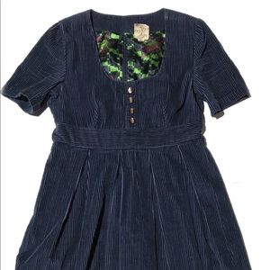 Tulle corduroy blue dress size xl